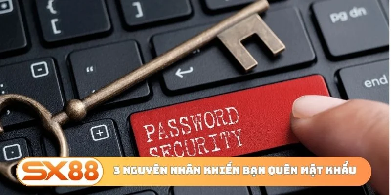 3 nguyên nhân khiến bạn quên mật khẩu