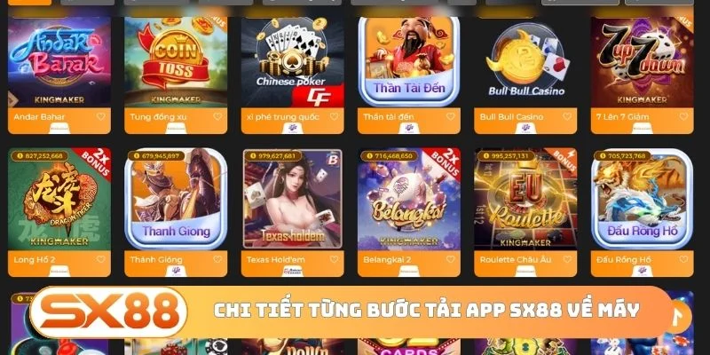 Chi tiết từng bước tải app SX88 về máy