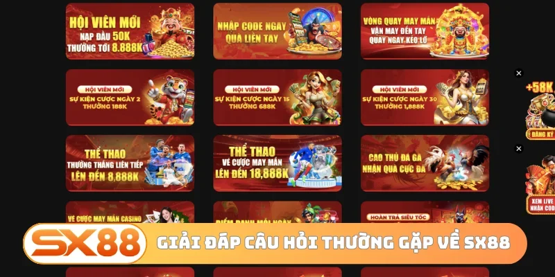 Giải đáp câu hỏi thường gặp về SX88