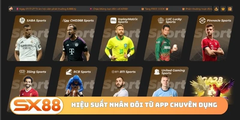 Hiệu suất nhân đôi từ app chuyên dụng