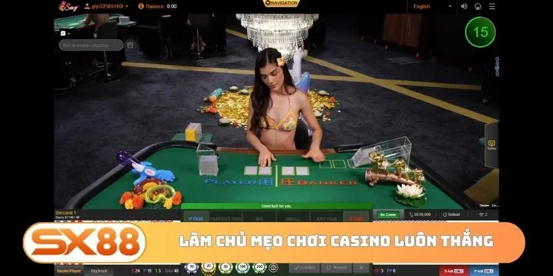 Làm chủ mẹo chơi Casino luôn thắng