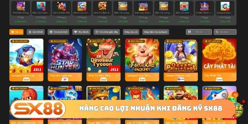 Nâng cao lợi nhuận khi đăng ký SX88