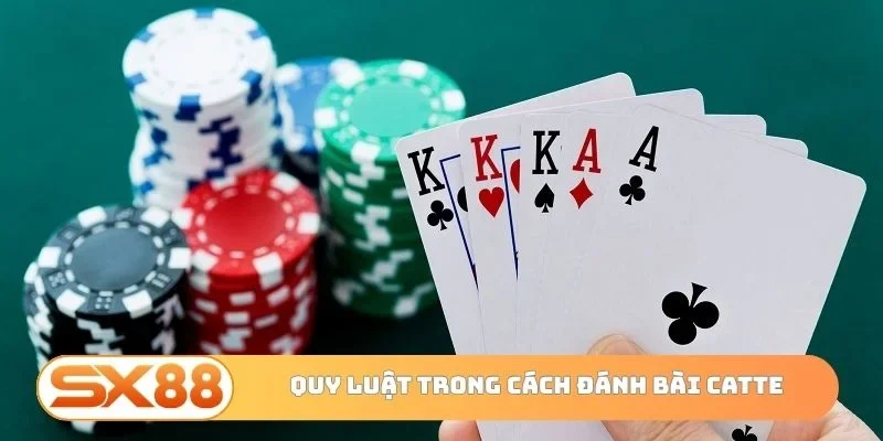 Quy luật cần nhớ trong cách đánh bài Catte