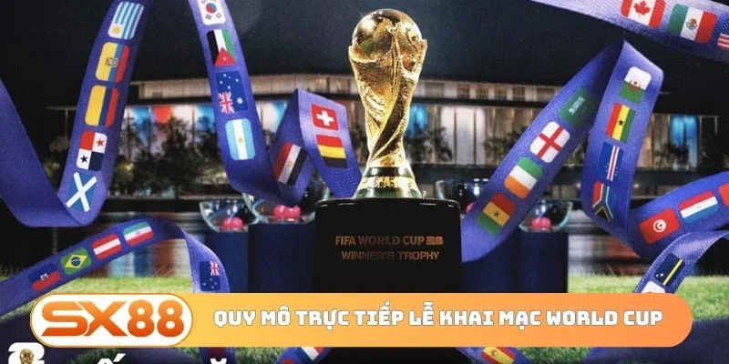 Quy mô trực tiếp lễ khai mạc World Cup