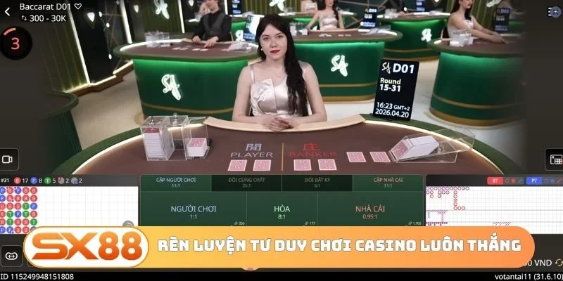 Rèn luyện tư duy cùng mẹo chơi Casino luôn thắng